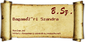Bagaméri Szandra névjegykártya